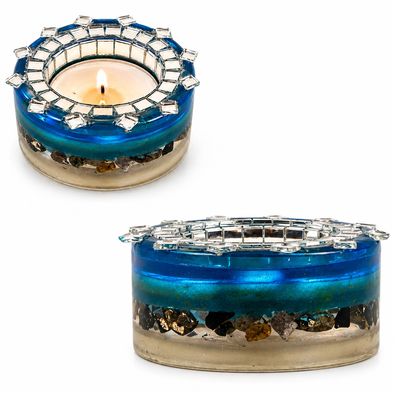 Self-Reflecting Meditation Candle Holder