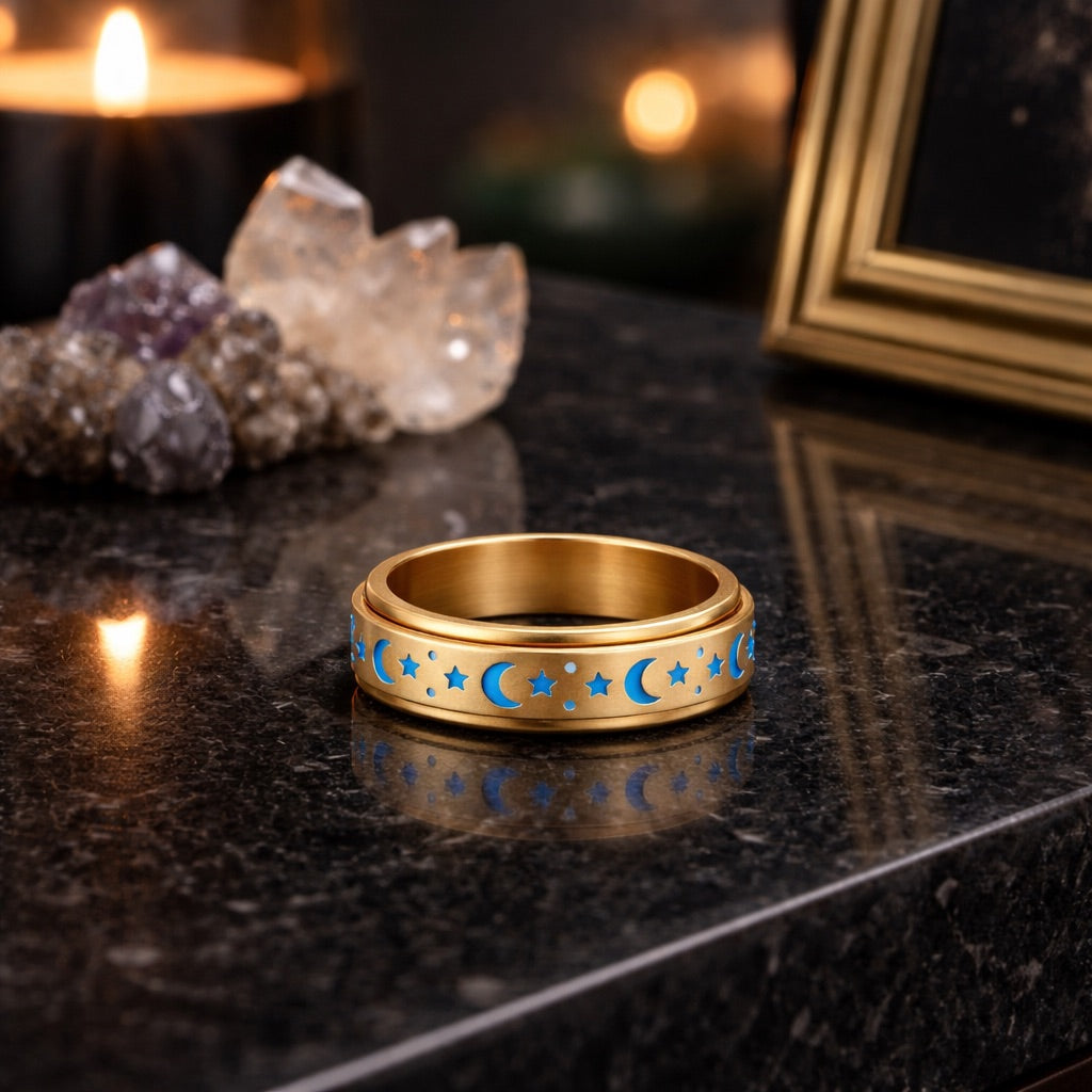 Celestial Spinner Ring