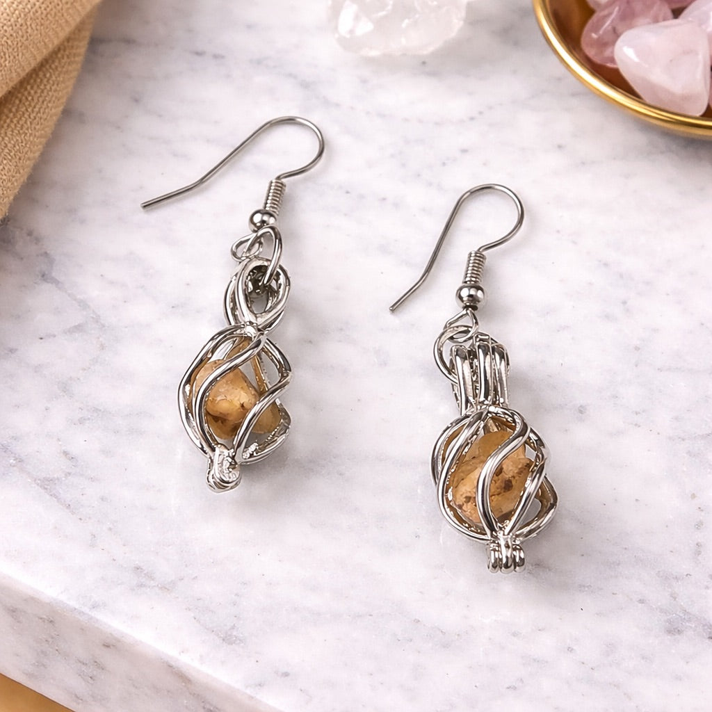 Milky Quartz Earrings