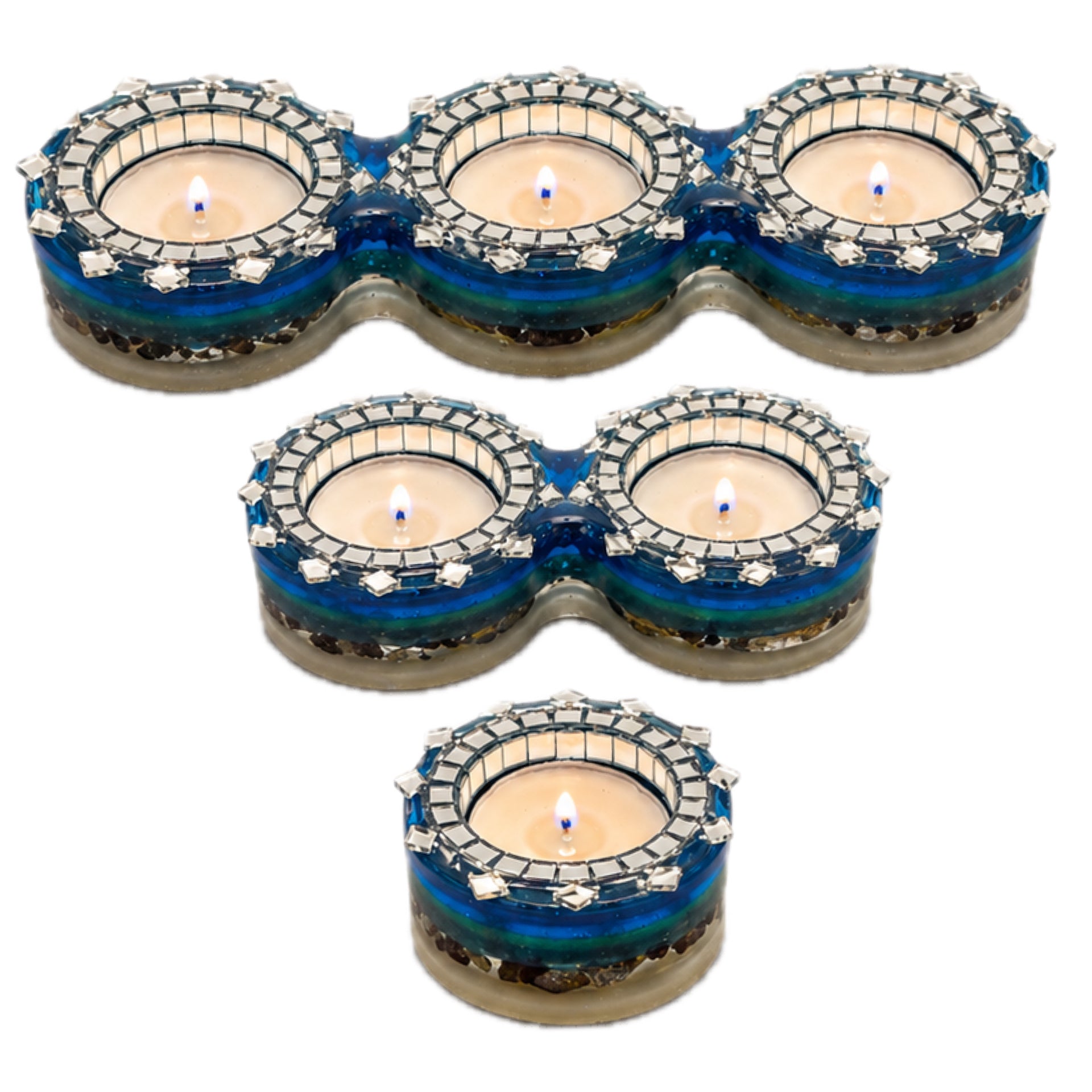 Self-Reflecting Meditation Candle Holder