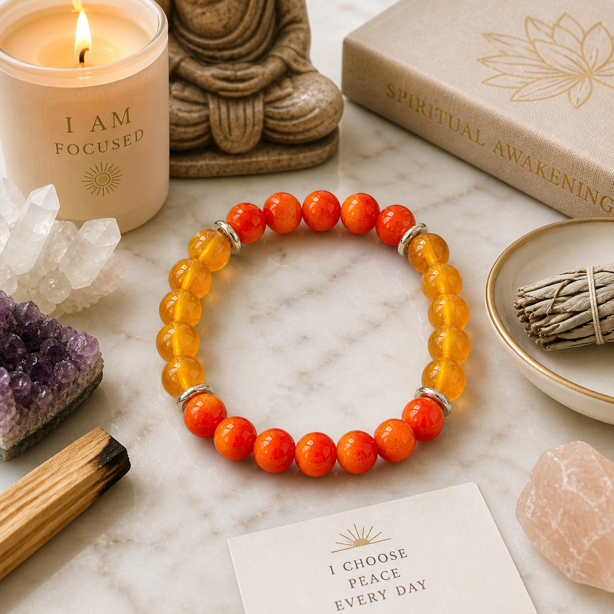 Yellow Jade Abundance Bracelet