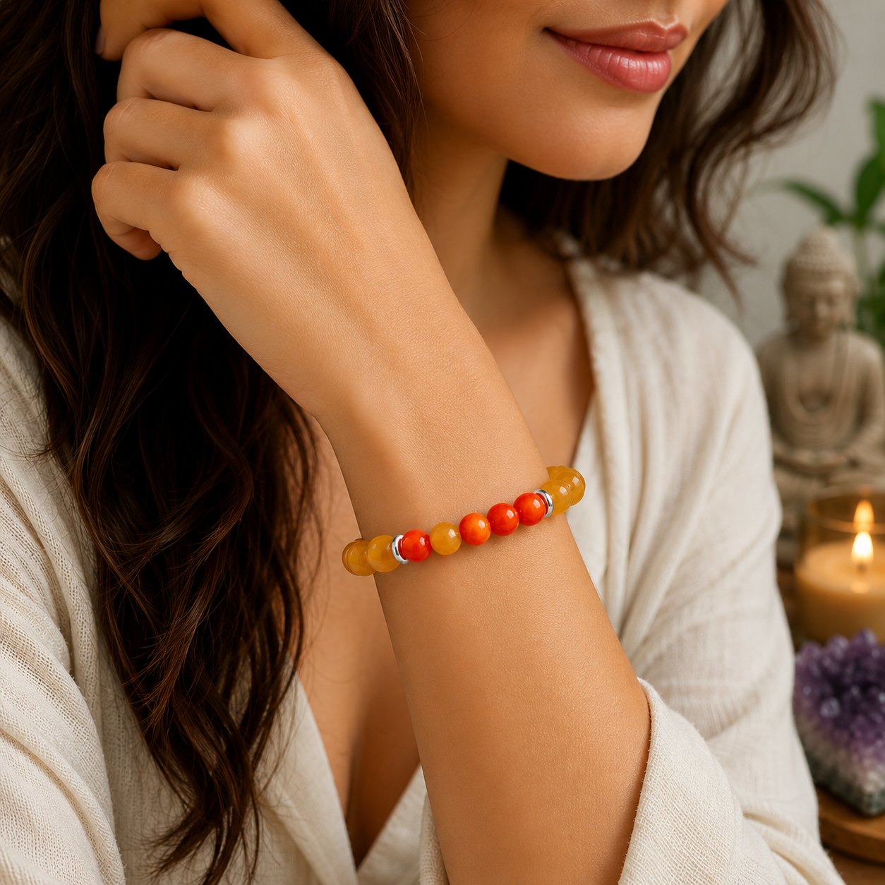 Yellow Jade Abundance Bracelet